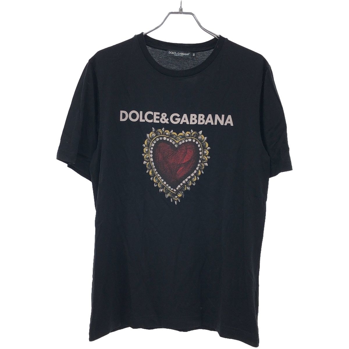 DOLCE&GABBANA ドルチェ＆ガッバーナ 19SS ハートロゴプリントTシャツ 