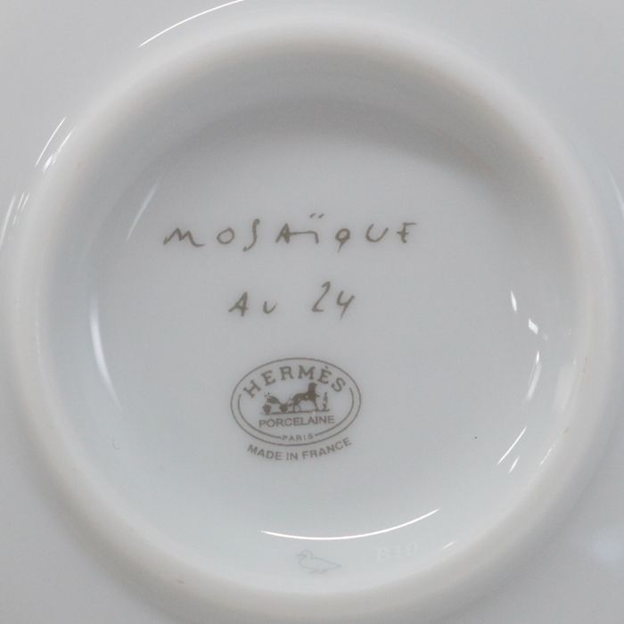 HERMES エルメス モザイク ヴァンキャトル 24 陶磁器 35086P2 皿 