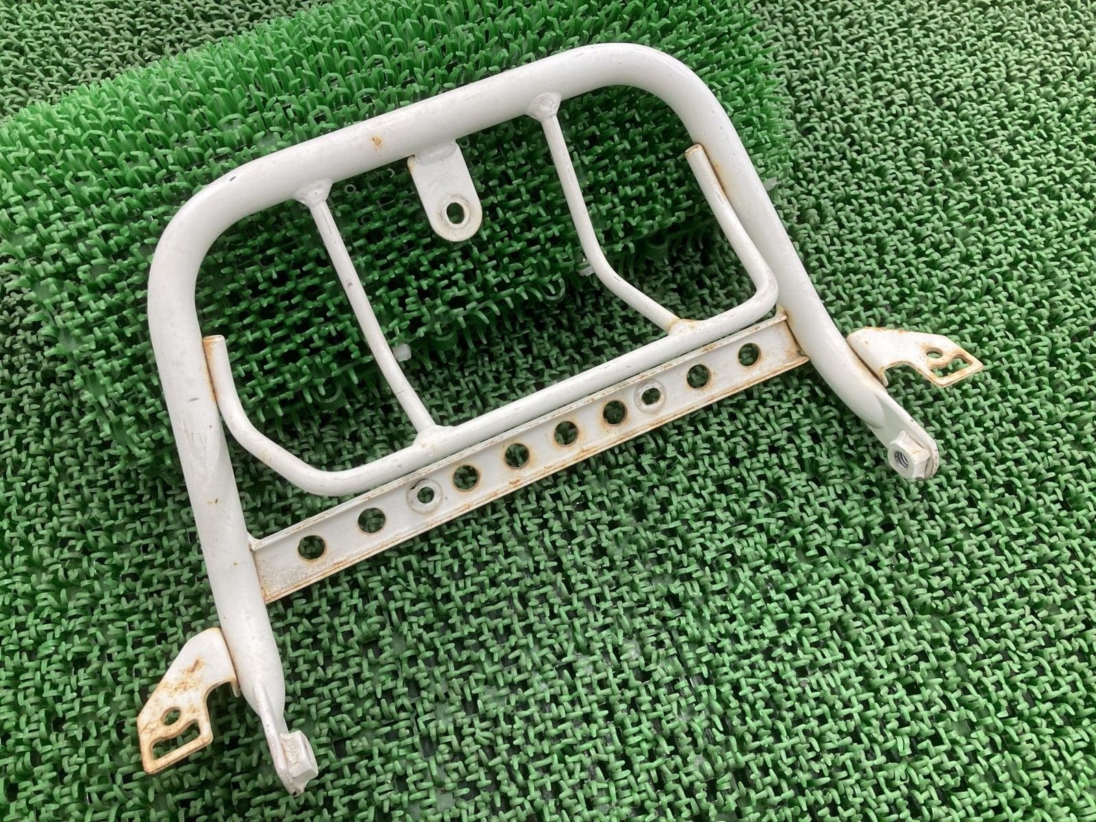 ズーマー フロントキャリア 白 ホンダ 純正 バイク 部品 AF58 フロント