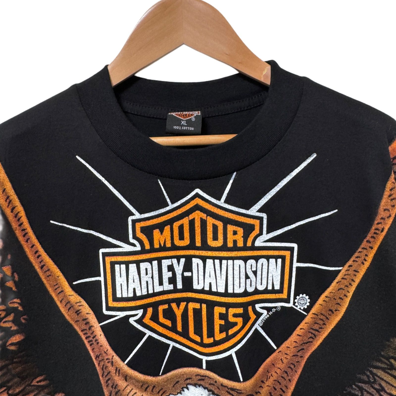 ハーレーダビッドソン Tシャツ XLサイズ ブラック Harley-Davidson USA  