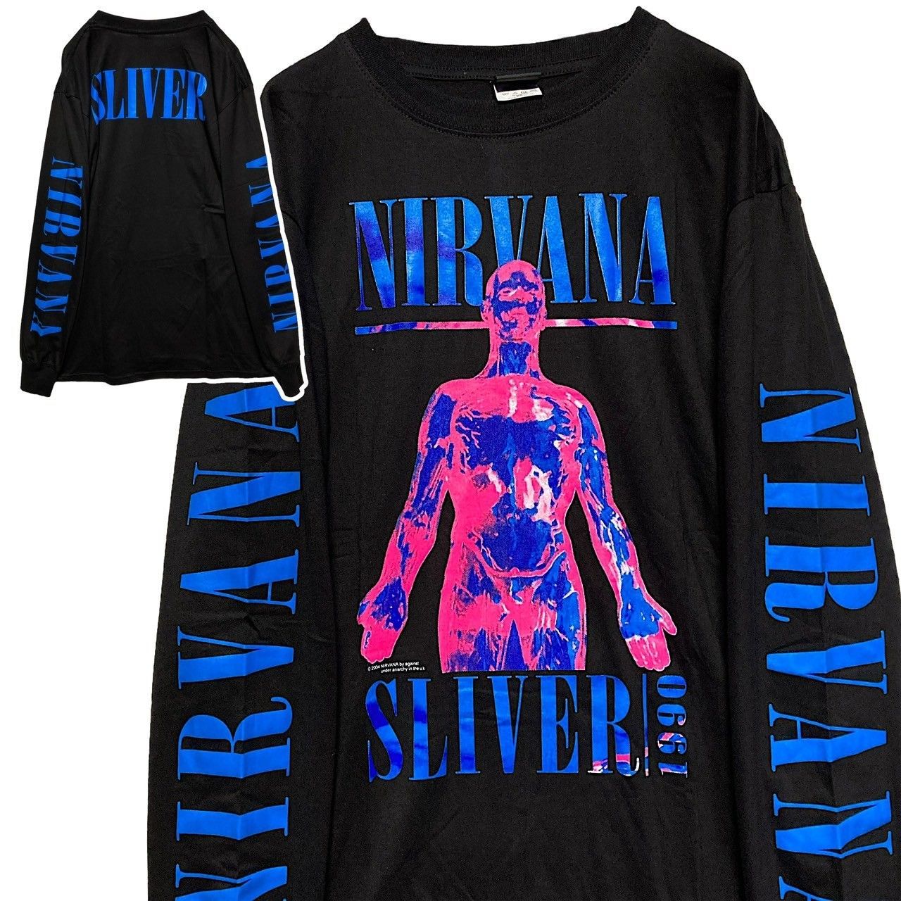 ☆ ニルバーナ NIRVANA UTERO 長袖 Tシャツ ロンT バンド ロング 