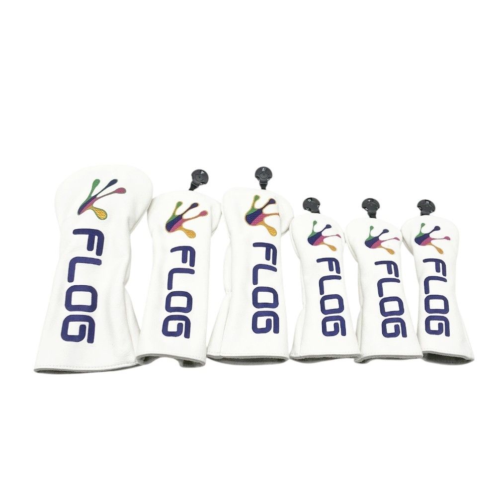 FLOG GOLF CLUB フロッグゴルフクラブ ヘッドカバー 6点セット FLOG GOLF CLUB フロッグゴルフクラブ ヘッドカバー 6点セット