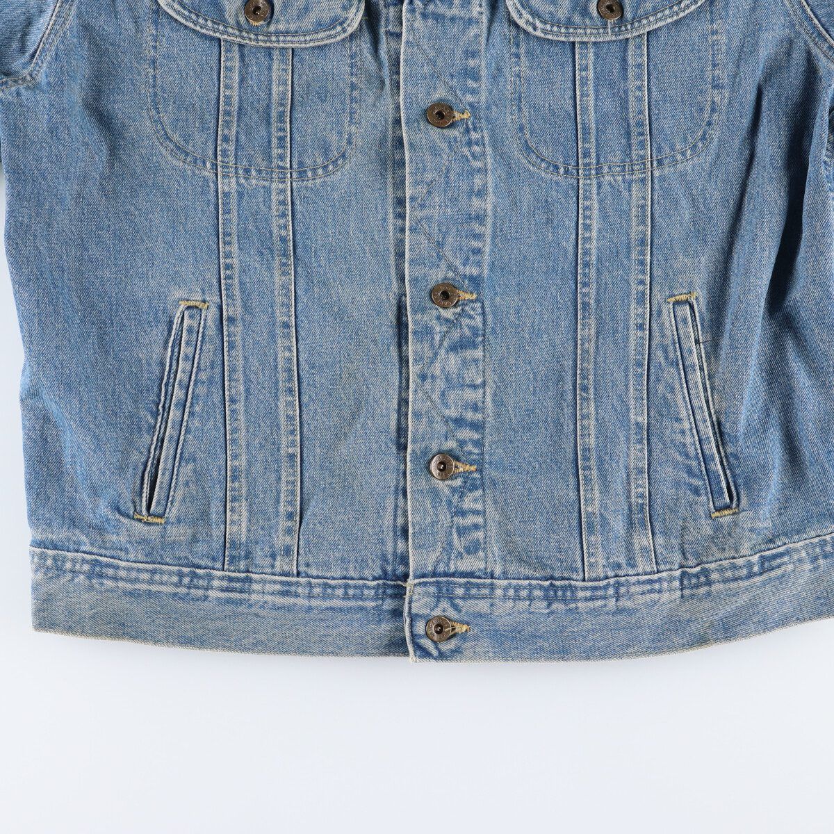 Lee デニムジャケット Gジャン メンズ XL 古着 古着 90年代 リー Lee DUNGAREES デニムジャケット Gジャン USA