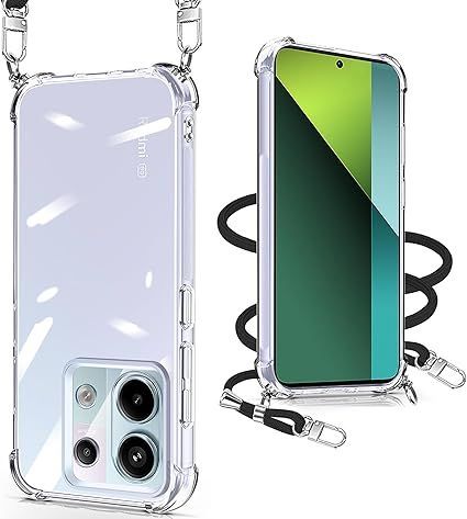 Xiaomi Redmi Note 13 Pro 5G ケース クリア ショルダー Xiaomi Poco X6 5G ケース 耐衝撃 全面保護 シャオミ Redmi Note 13 Pro/Xiaomi Poco X6 5G カバー スマ