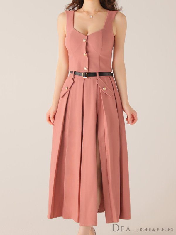 フロントボタン ベルト