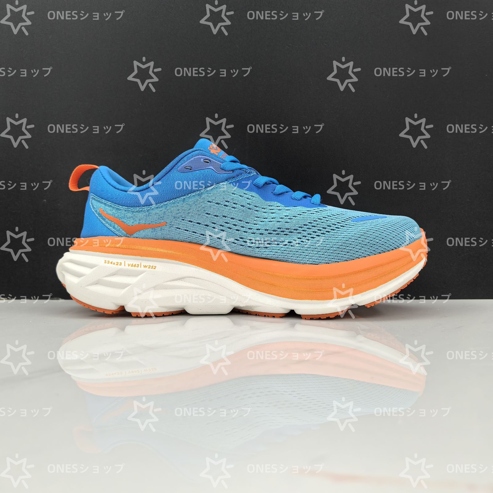 Hoka One One Bondi 8 ホカオネオネ ボンダイ8 ブルー blue レギュラー 