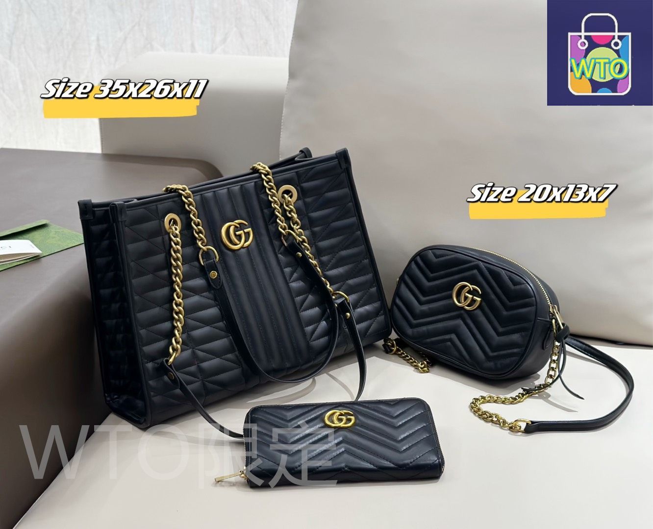 今日特価】Gucci グッチ 組み合わせパック 三つの割引価格-WTO輸