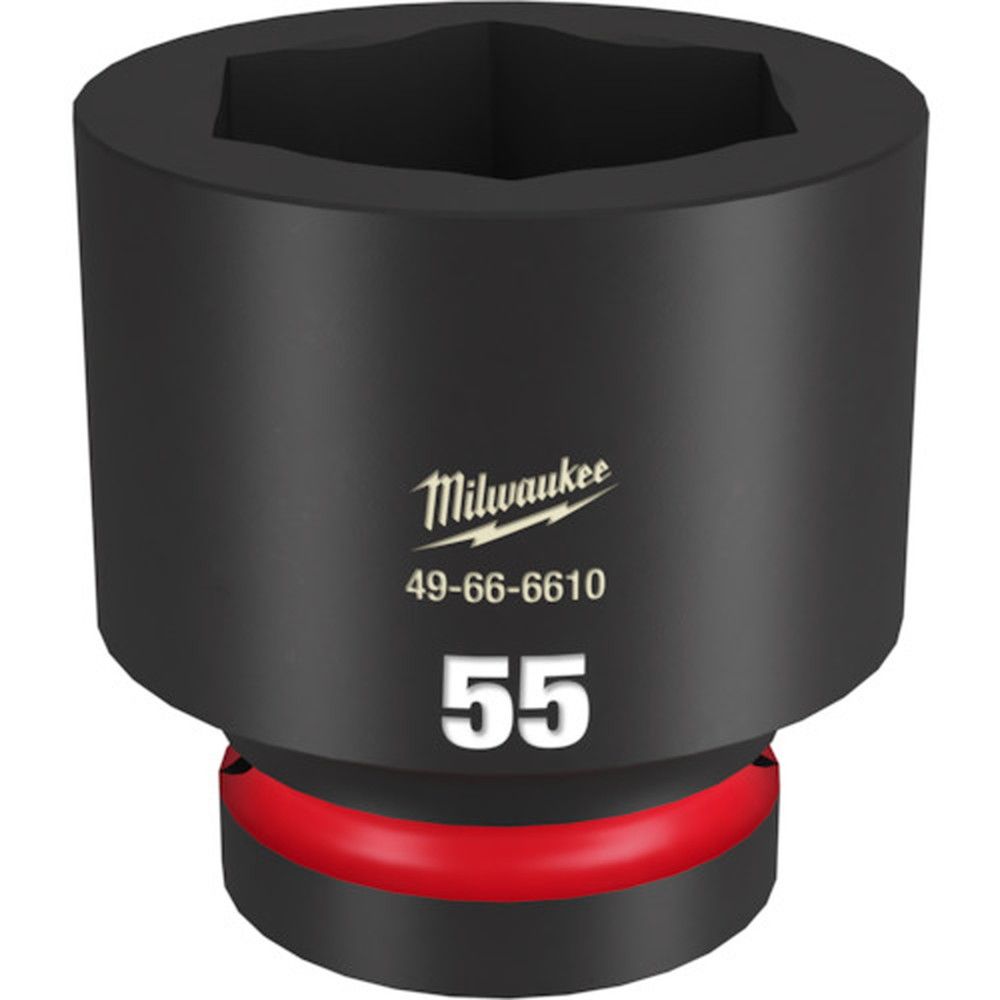milwaukee SHOCKWAVE IMPACT DUTY インパクトソケット 1インチ25.4mm角 55mm MW-49-66-6610 milwaukee SHOCKWAVE IMPACT DUTY インパクトソケット 1インチ25.4mm角 55m