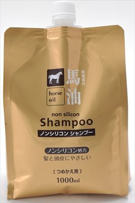 まとめ買い-10点セット】馬油シャンプー詰替1000ml 【 コスメ