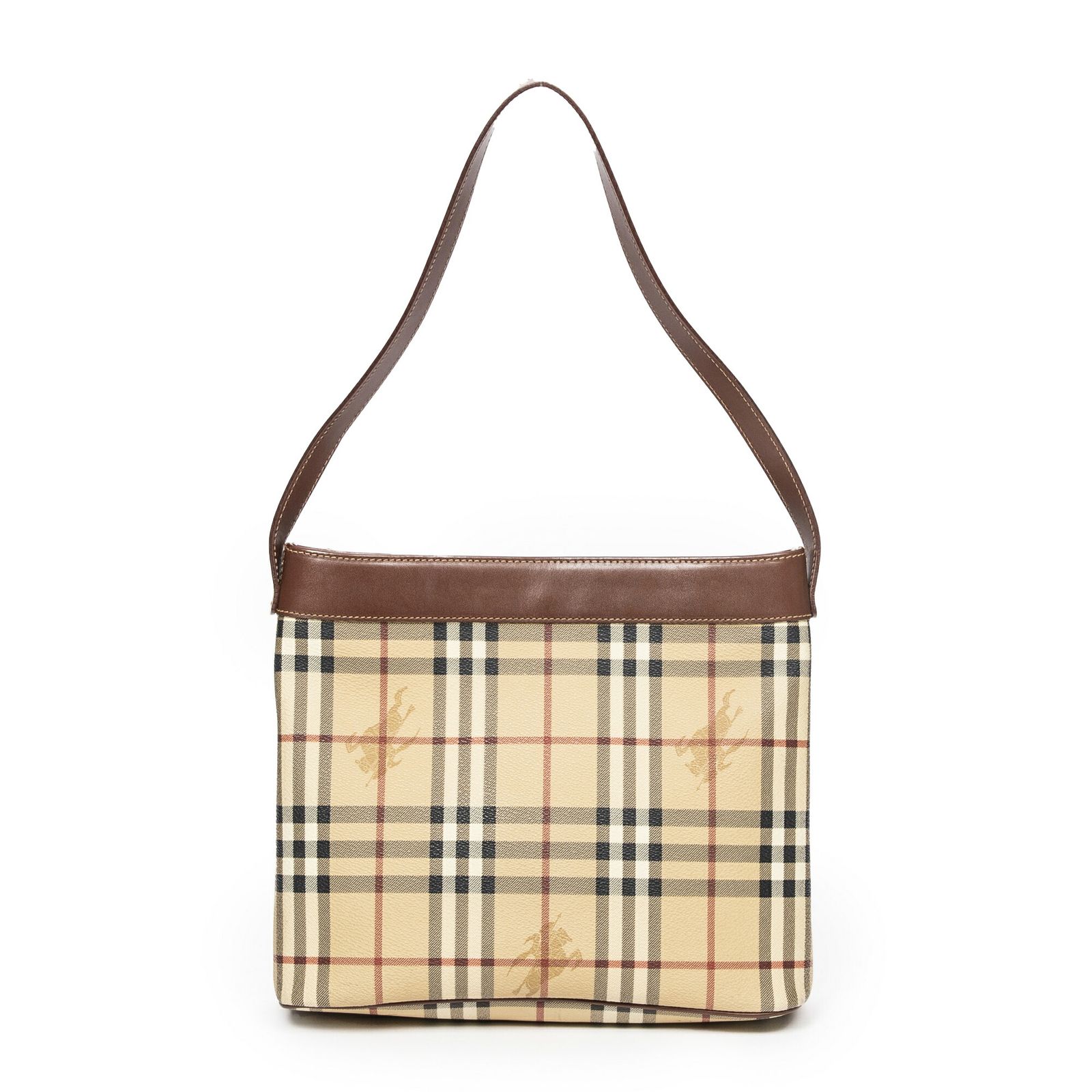 中古] Burberry バーバリースクエアオープントートベージュ