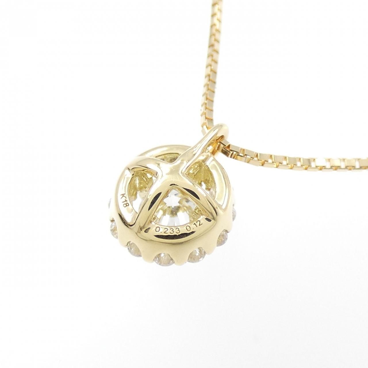 新品】K18YG ダイヤモンド ネックレス 0.233CT F SI2 VG - メルカリ 
