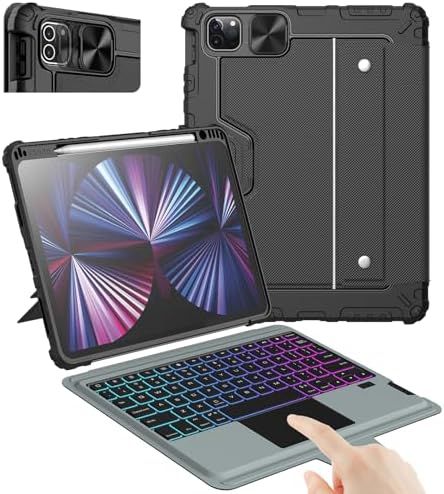 NILLKIN キーボードケース iPad Air 11インチ M3|M2 2025|2025年 | Air 第5世代|第4世代 2025|2020年 | Pro 11インチ 第4|3|2世代 に対応 カメラ保護 耐衝撃 ケー