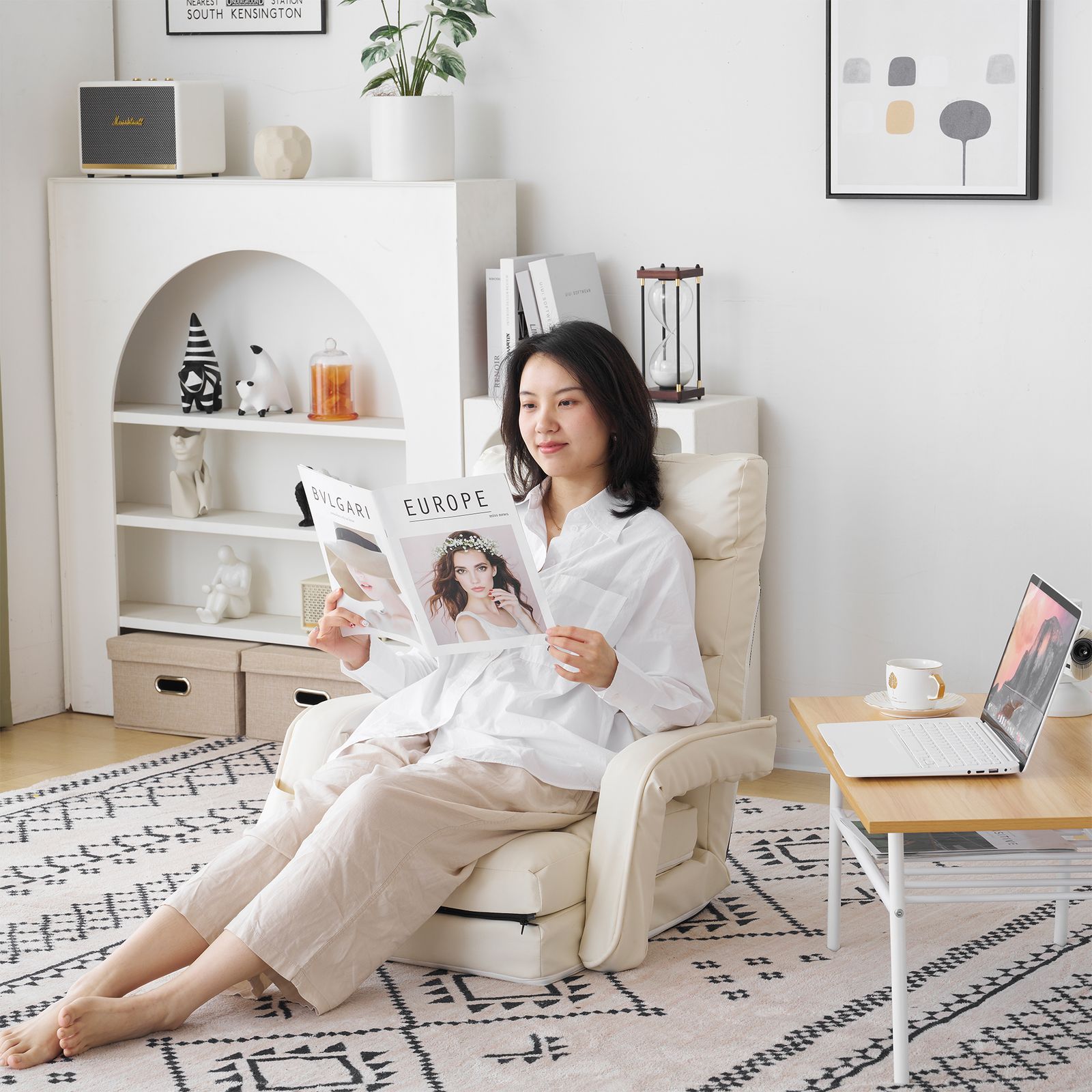 PUレザー座椅子 4WAY 42段階調整　ソファ PUレザー座椅子 4WAY 42段階調整 ソファ PUレザー座椅子 4WAY 42段階