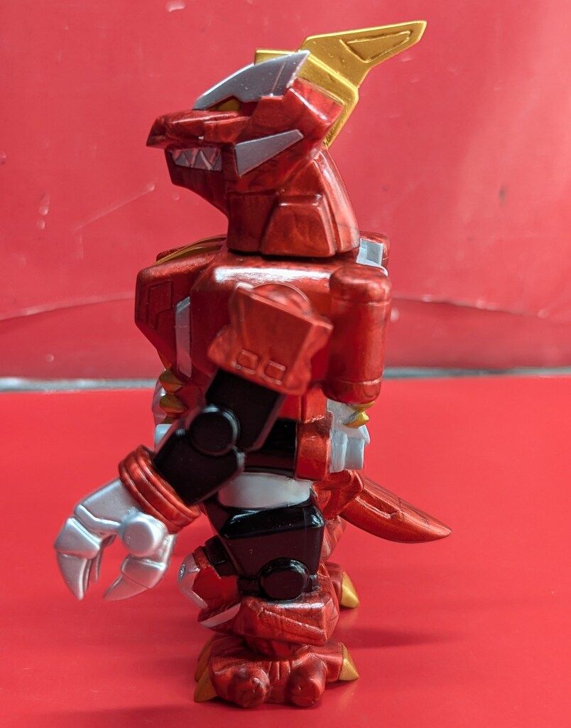 MAXTOY ミニソフビシリーズ ダイナソルジャー 赤ラメ成型 WF2022