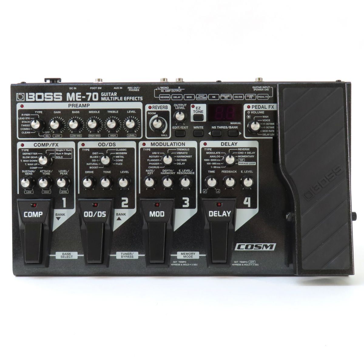 BOSS ボス　ME-70 マルチエフェクター　説明書　アダプター付属　現状品 BOSS ME-70 マルチエフェクター