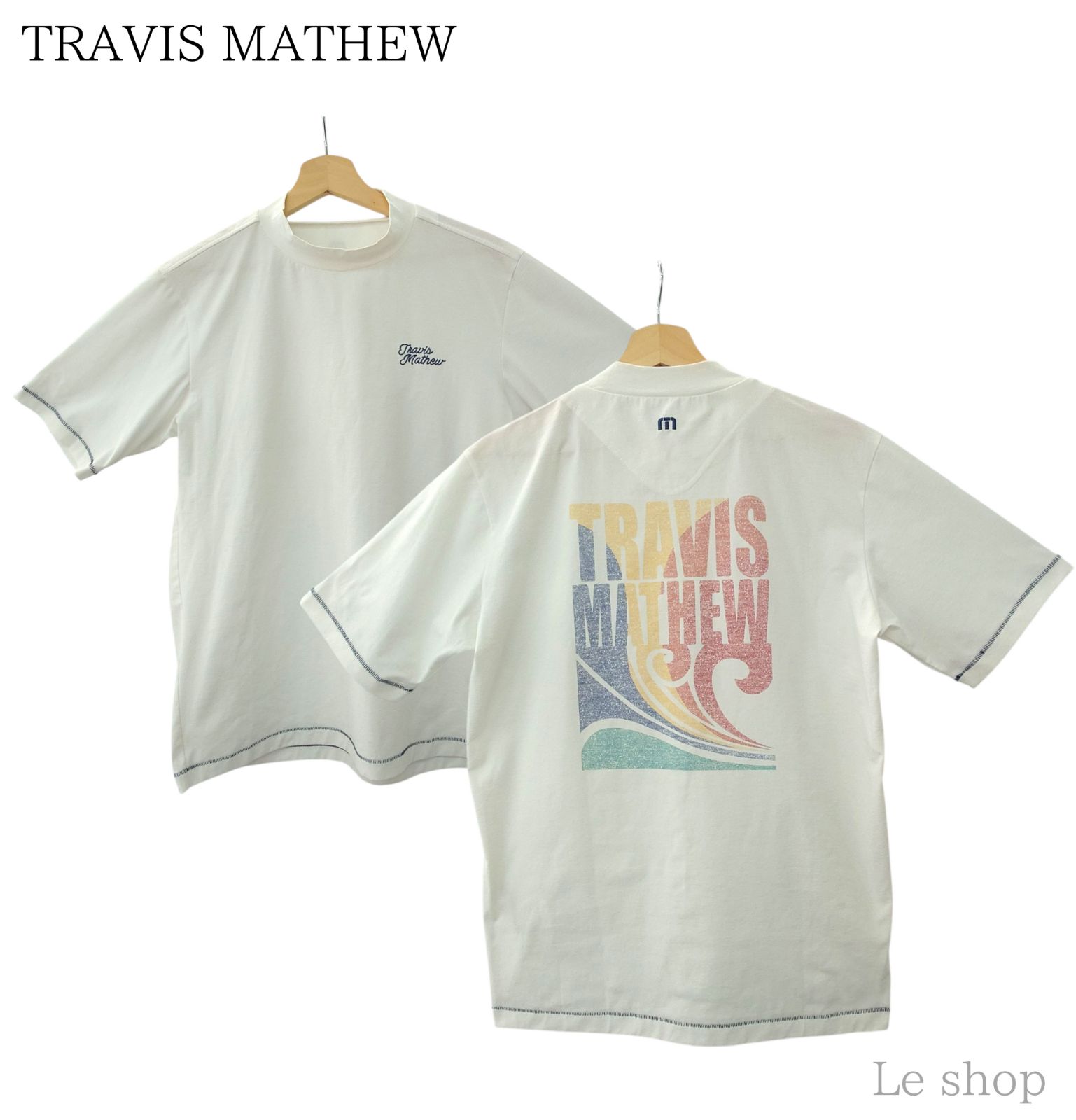 TRAVISMATHEW トラヴィスマシュー 半袖モック Lサイズ ゴルフ