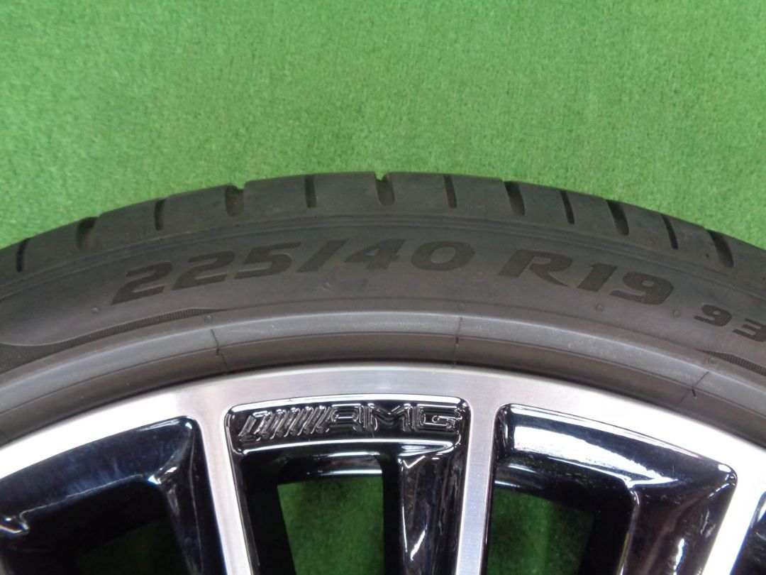 メルセデススベンツ Cクラス 純正オプション 7.5J/9J-19 5H112 +40/+58.1 225/40R19 255/35R19 Pゼロ -  メルカリ