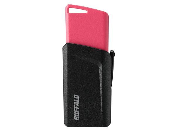 【新品・5営業日で発送】BUFFALO バッファロー RUF3SP64GPK USB3.1(Gen1)プッシュスライドUSBメモリ 64GB ピンク RUF3-SP64G-PK ピンク