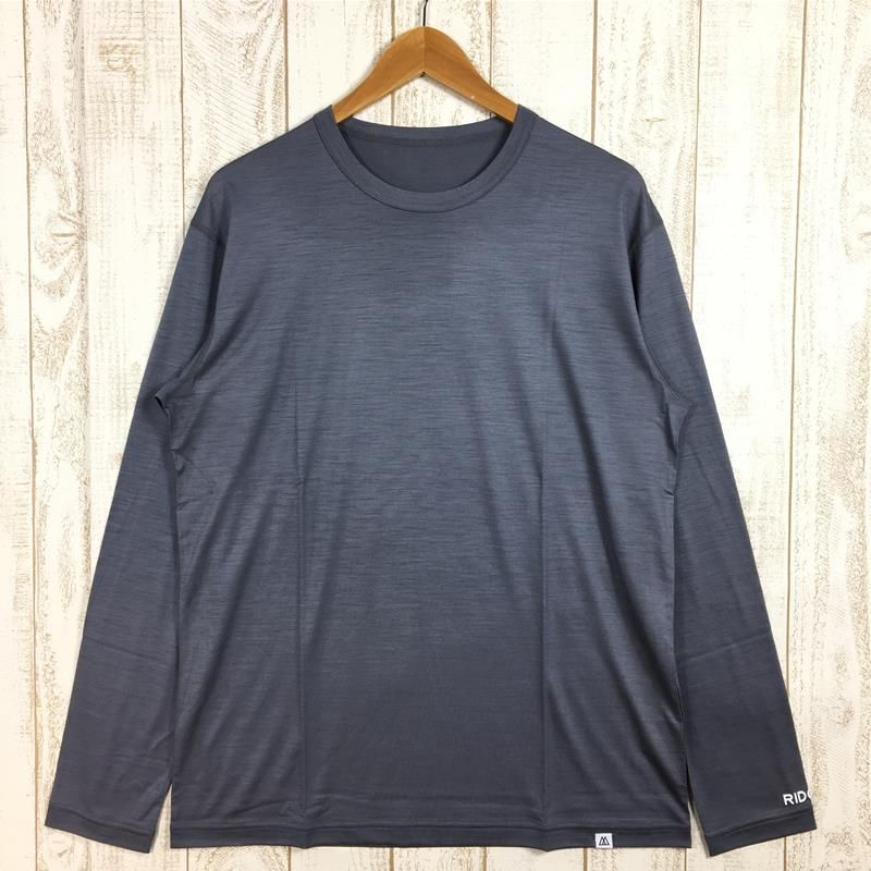 MENs L リッジマウンテンギア メリノ ベーシック Tシャツ ロング MENs L リッジマウンテンギア メリノ ベーシック Tシャツ ロング