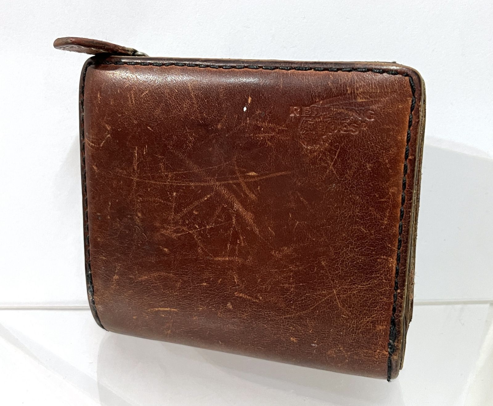 RED WING SHOES 二つ折り財布 ホーウィンレザー製 RED WING / レッドウイング LEATHER WALLET ウォレット 財布 二