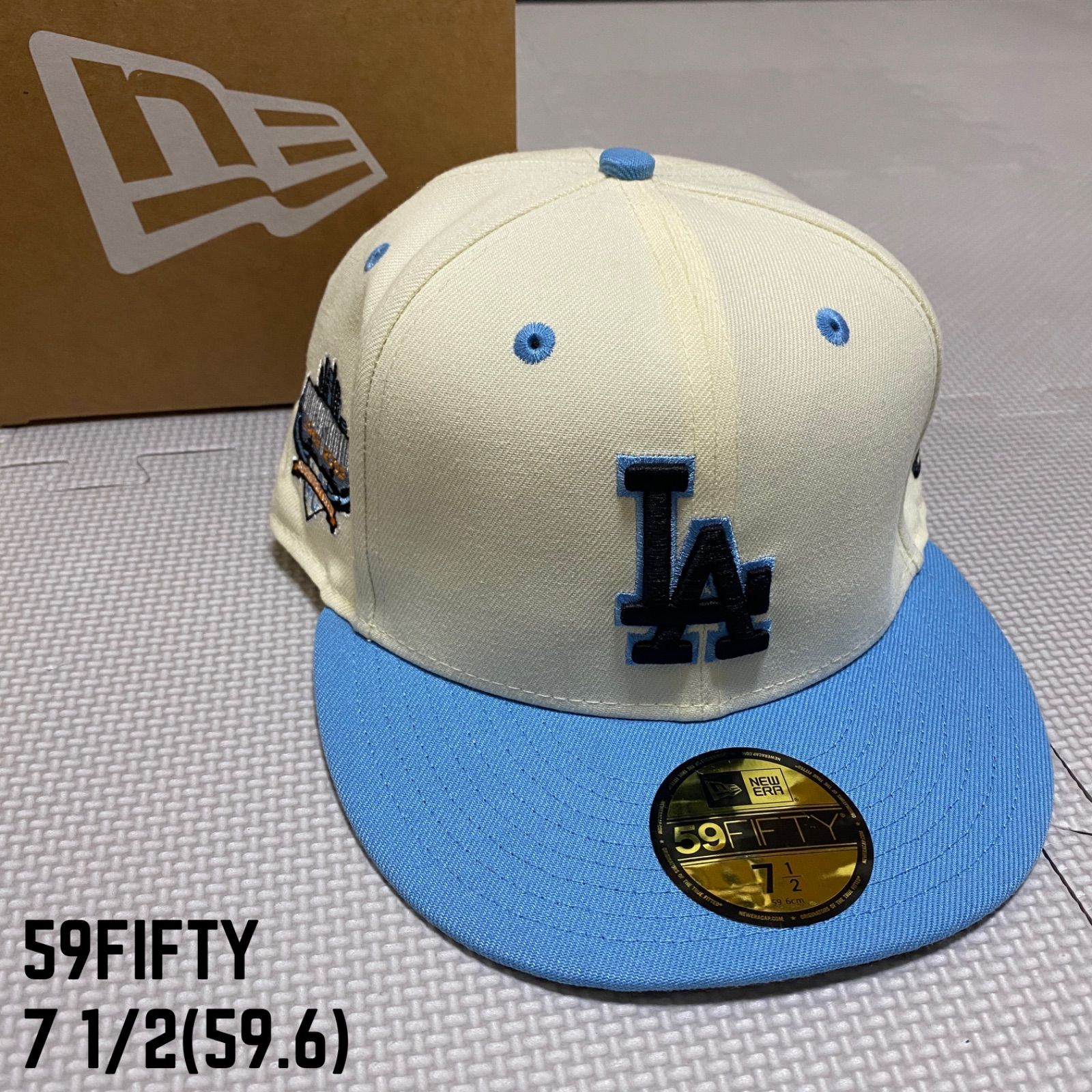 まもんきキャップコレクション★新品★ NEWERA LA　ドジャース　2トーン　キャップ　UNC　7 1/2