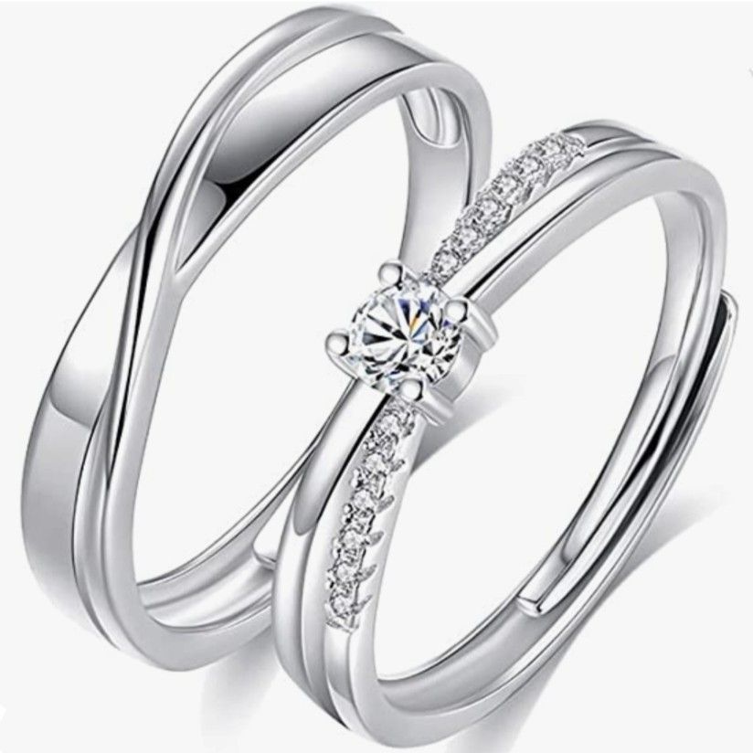 X937 ペアリング 結婚指輪 シルバー レディース メンズ カップル X937 ペアリング 結婚指輪 シルバー レディース メンズ カップル