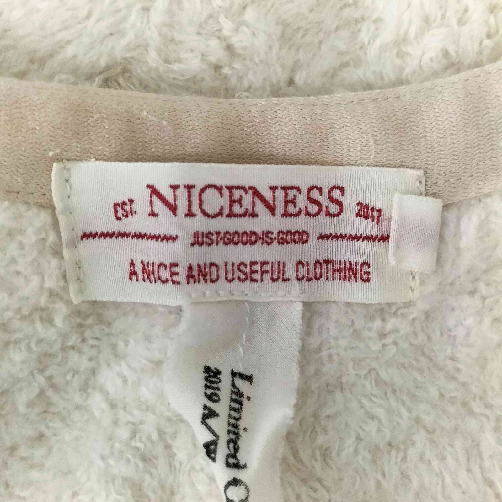 NICENESS ナイスネス WALTER / ワイルドシルクボアベスト NICENESS ナイスネス WALTER / ワイルドシルクボアベスト