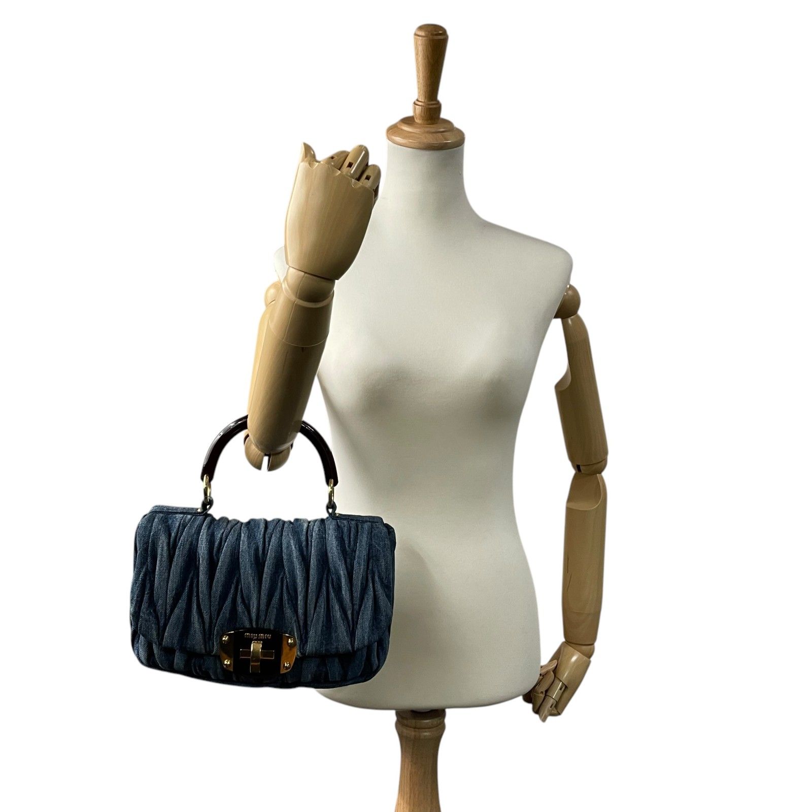 極美品】miu miu ミュウミュウ ハンドバッグ 2WAY ショルダーバッグ 