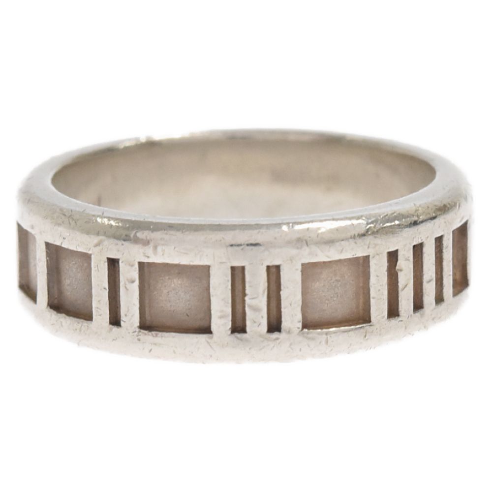 美品 Tiffany&Co. ティファニー アトラス シルバー リング 16号 TIFFANY & Co. ティファニー アトラスワイドリング 指輪