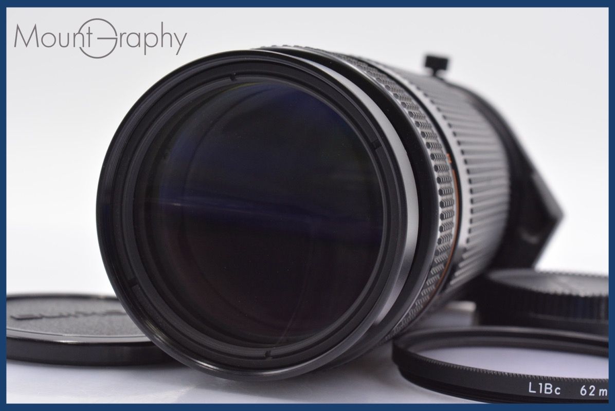 上 ニコン Nikon AF NIKKOR 75-300mm F4.5-5.6 前後キャップ-レンズフィルター付 完動 同梱可 mj3255