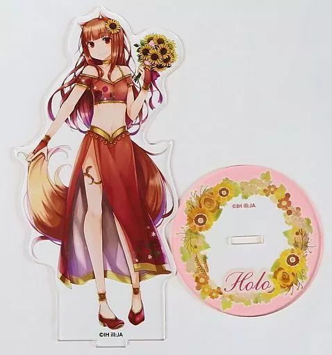 狼と香辛料 原作15周年記念 アクリルスタンド ホロ ミューリ 缶バッジ