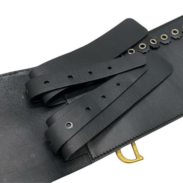 Christian Dior ディオール サドルベルト Dロゴ金具 レザー