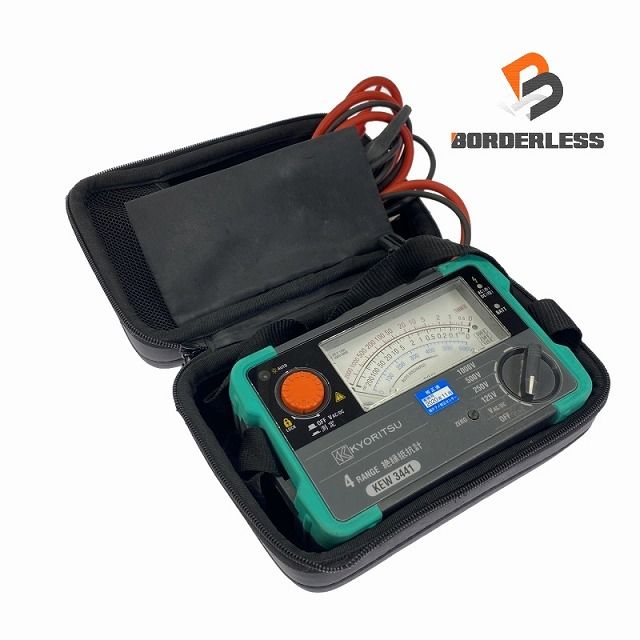 ☆中古品☆KYORITSU 共立電気計器 絶縁抵抗計 KEW 3441 4レンジ 