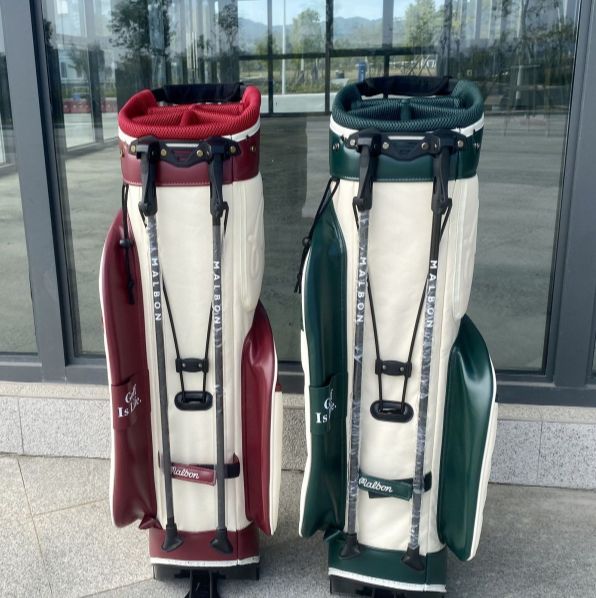 malbon golf マルボンゴルフ キャディバッグ スタンドバッグ グレー マルボンゴルフ キャディバッグ スタンドバッグ グレー Malbon Golf