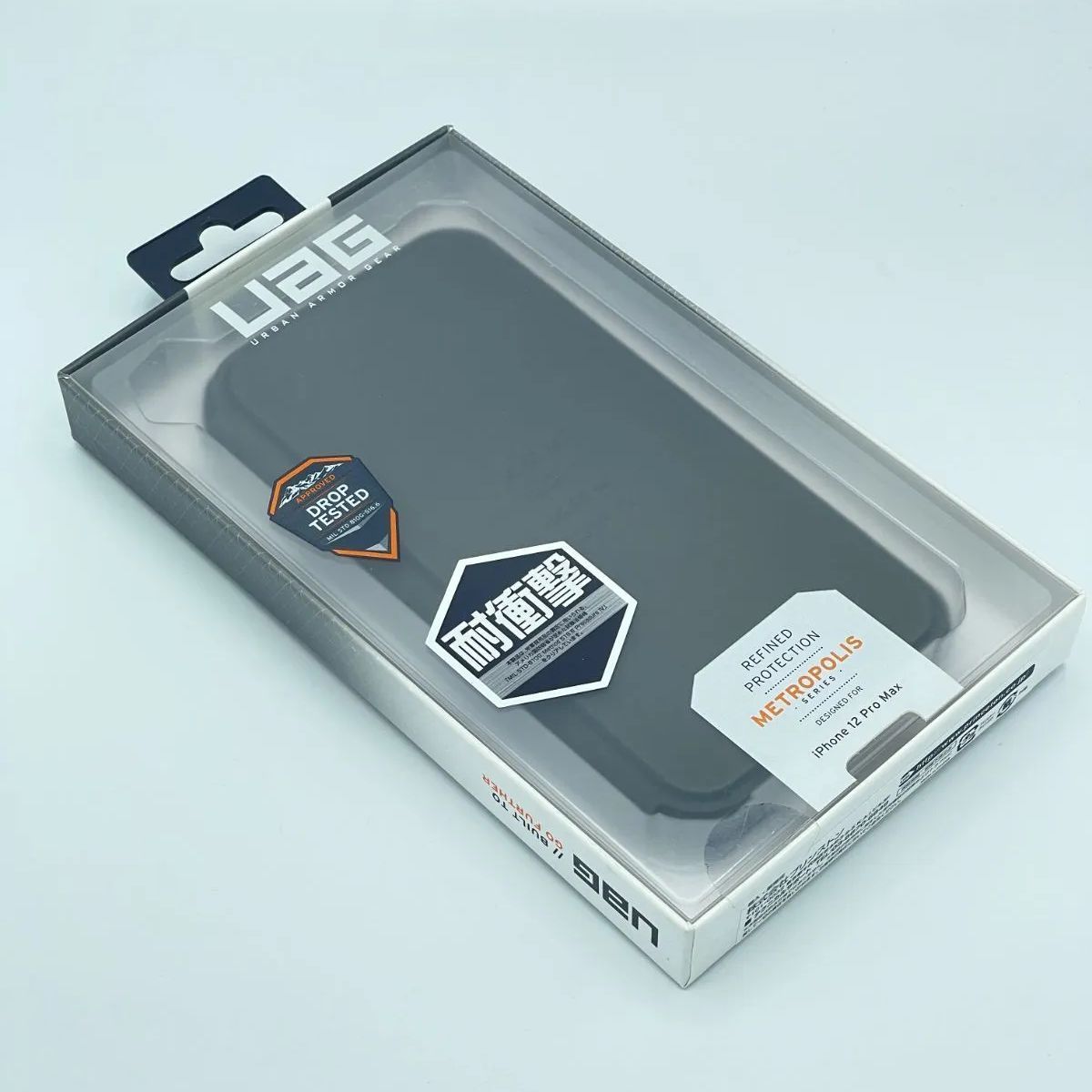 UAG iPhone 12 Pro Max 用 手帳型 耐衝撃ケース METROPOLIS ブラック