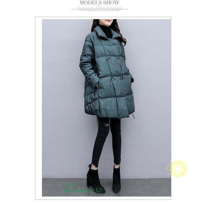 中綿コート ダウンコート レディース 冬 40代 中綿ダウンコート カジュアル 暖かい ミディアム丈ジャケット中綿アウター Aラインコート厚手オーバー 大人 hax5a462152 SIROKUMA-CORPORATION_COM