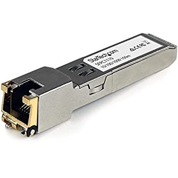  StarTech.com SFPモジュール Cisco製品SFP-C1110互換 1000BASE-T準拠RJ45銅線トランシーバ SFPC1110