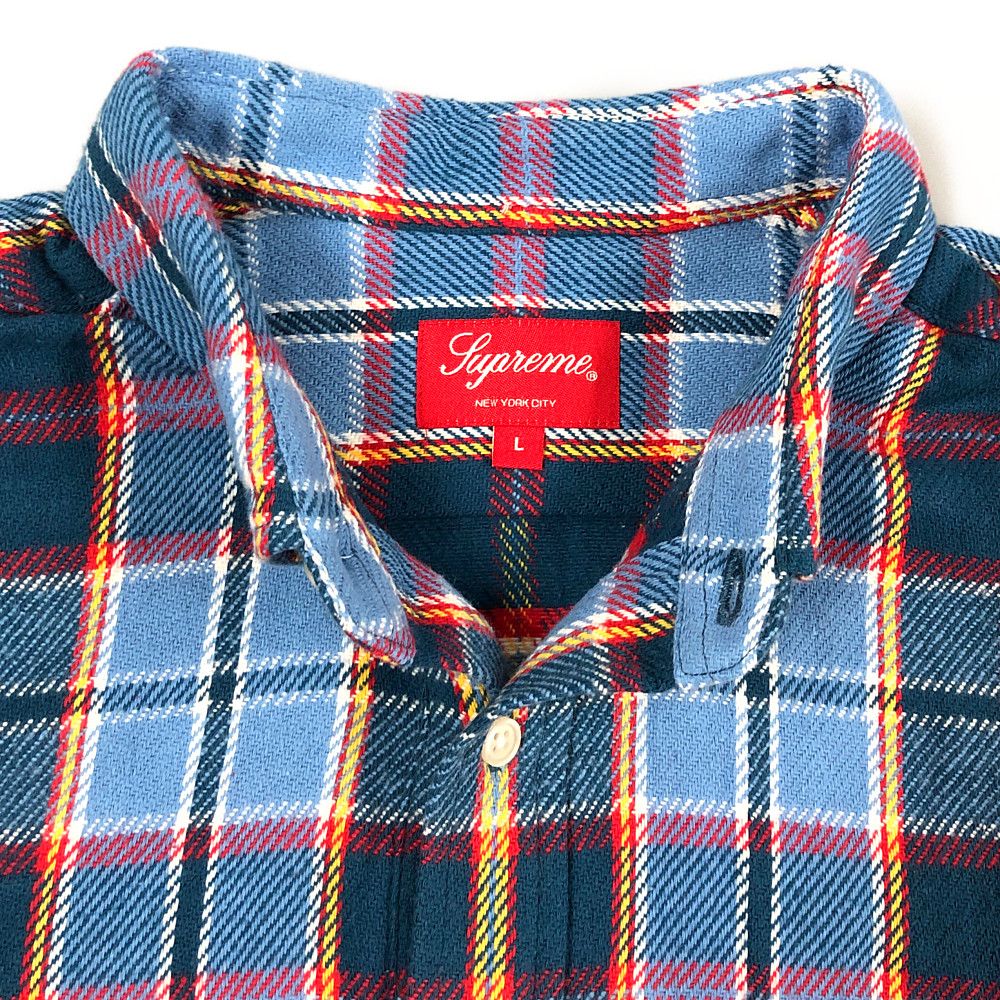 supreme Pullover Plaid Flannel Shirtメンズ - northwoodsbookkeeping.com