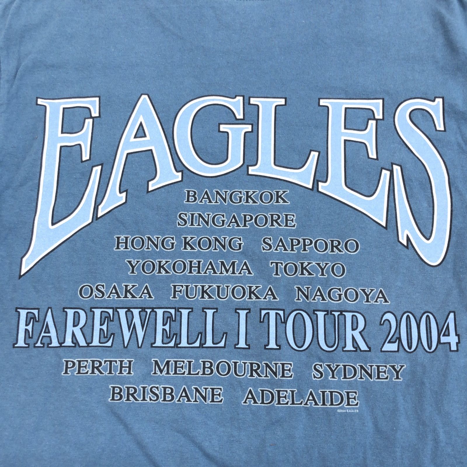 イーグルス EAGLES ツアー Tシャツ ブルー Taka EAGLES イーグルス ワンオクTaka着用 Tour Vintage L - メルカリ