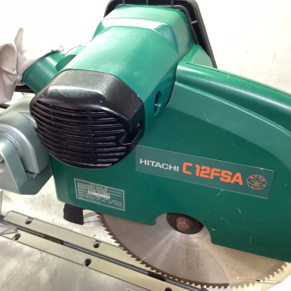 B0319LY 超美品 日立工機 305mm 卓上スライド丸のこ C12FSA 動作品