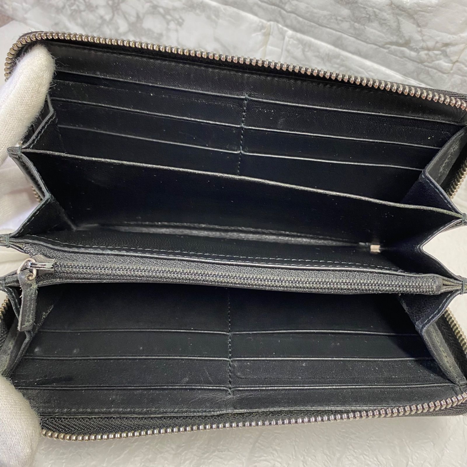 即完売　GUCCI グッチ　長財布　折り財布　黒　レザー　ディアマンテ　ロング 即完売 GUCCI グッチ 長財布 折り財布 黒 レザー ディアマンテ