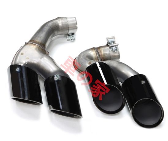 BMW X5 G05 X6 G06 X7 G07 2019-2025 マフラーカッター テールパイプ デュアル4本出し ステンレス鋼 エキゾーストサイレンサー