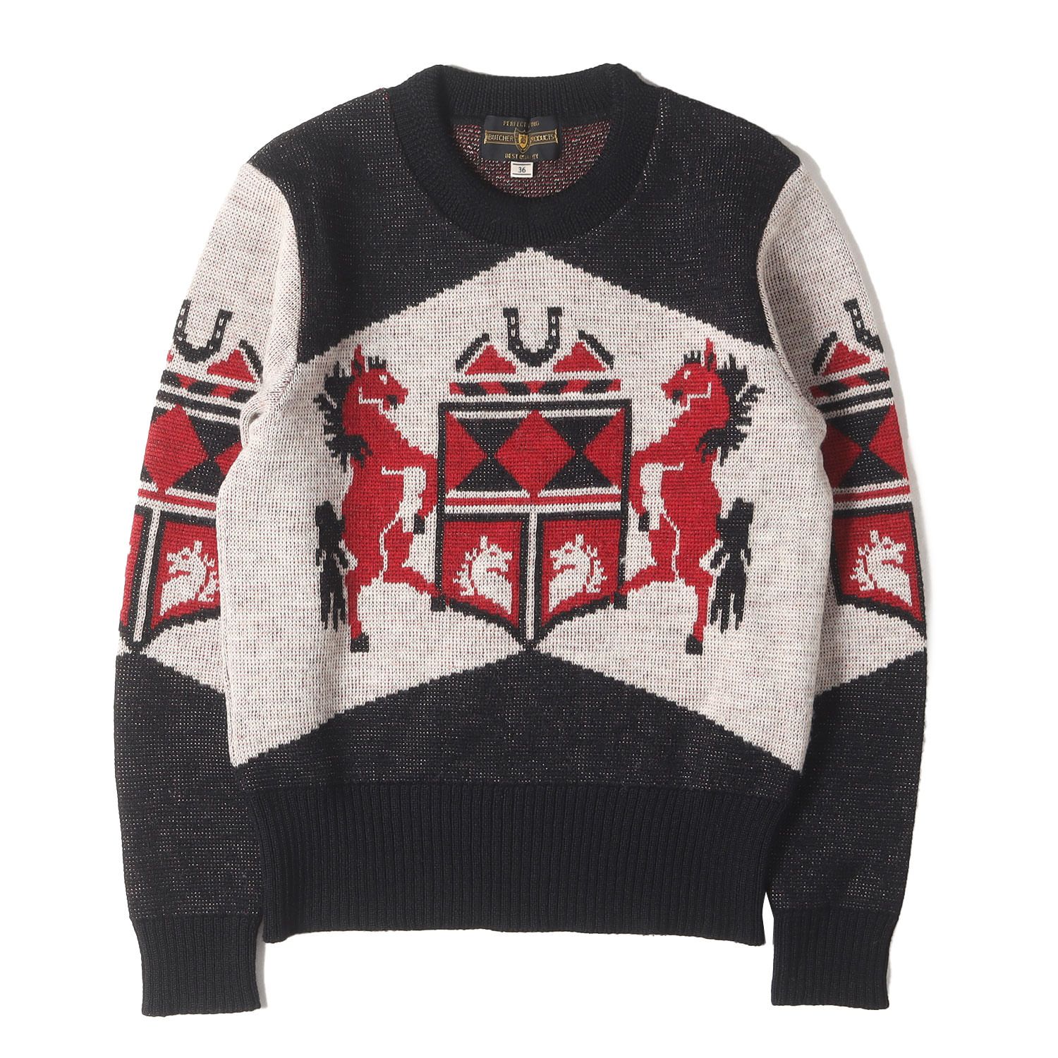 At LAST&CO アットラスト ニット ブラック 黒 サイズ:36 | BUTCHER