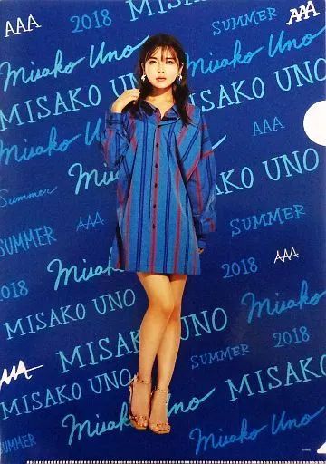 中古】クリアファイル(女性アイドル) 宇野実彩子 A4クリア