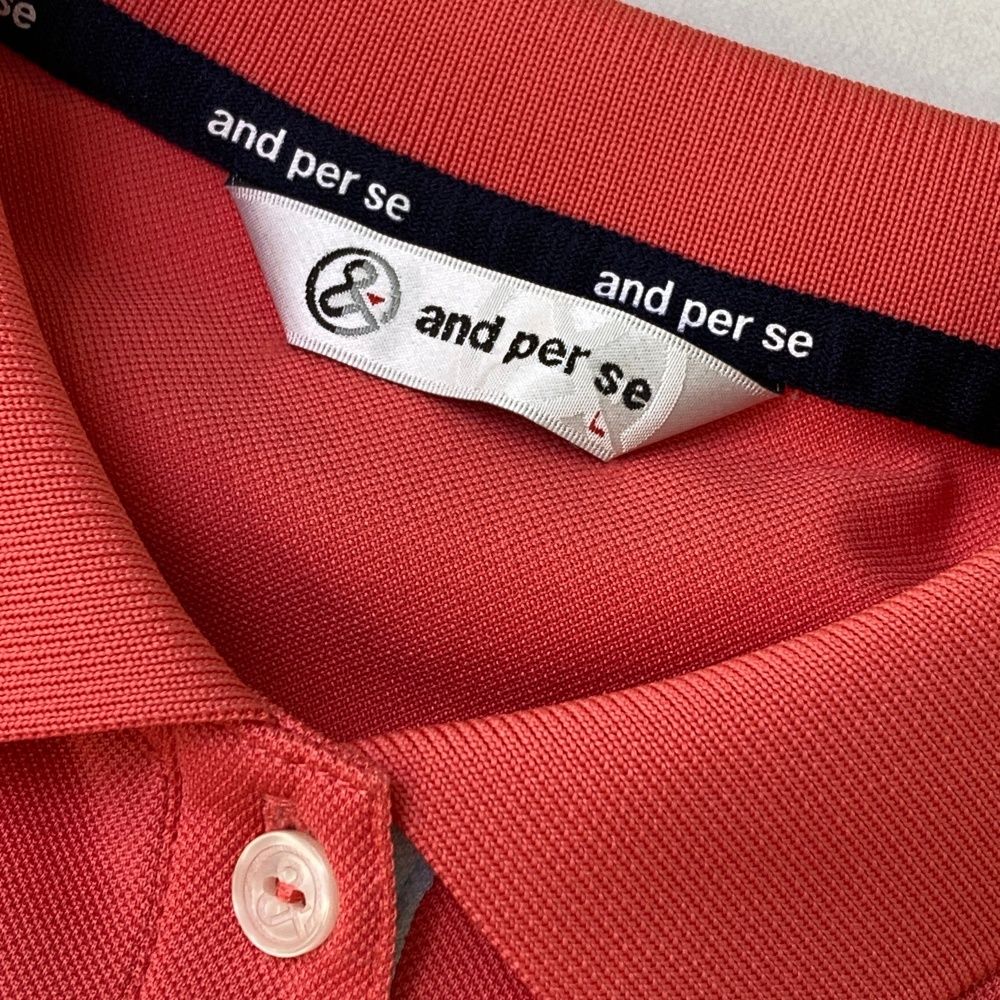 サイズ：L AND PER SE アンパスィ 2024年モデル 半袖ポロシャツ