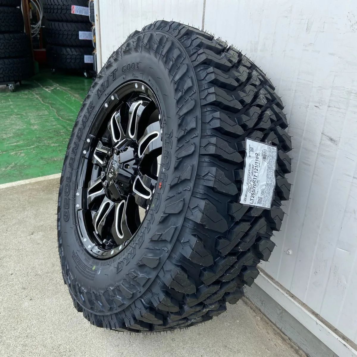 265/65R17 プラド ハイラックス等 キーラー タクティクス 8-17+25 6H139 ヨコハマ ジオランダー G075 17インチ  スタッドレス 4本セット 009 - タイヤ、ホイール