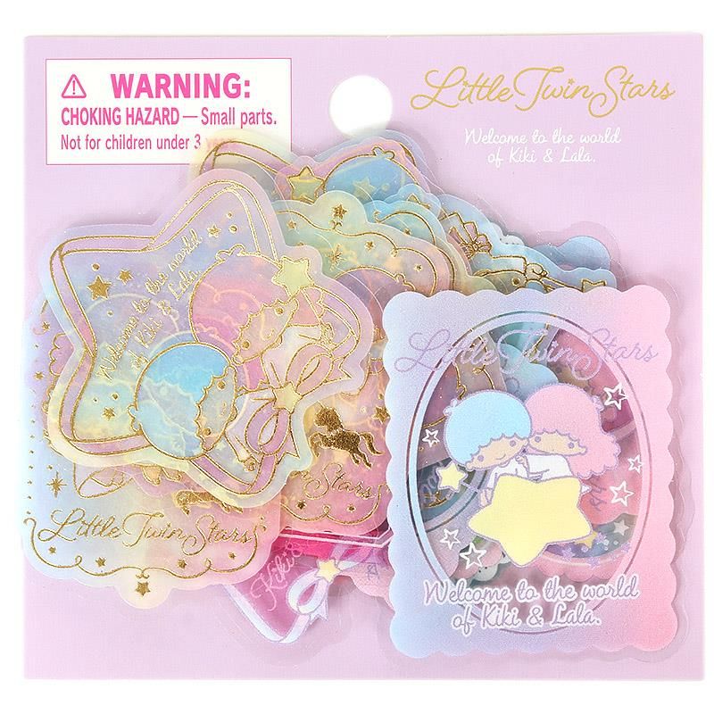 リトルツインスターズ ステッカーセット シール シンプルデザイン文具