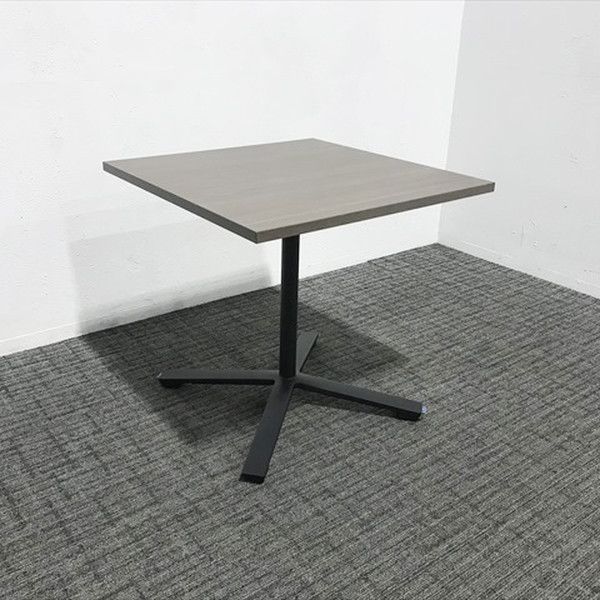ミーティングテーブル 完成品 角テーブル ビエナ フラップ式 キャスター付 コクヨ アッシュブラウン