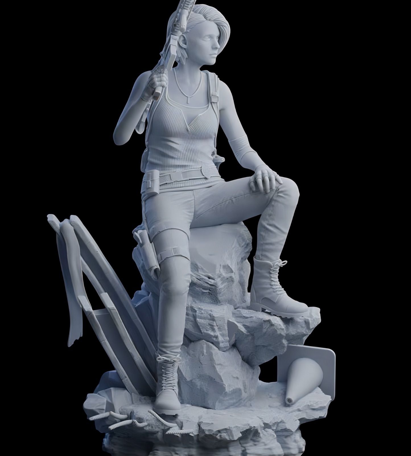 1/6 ガレージキット フィギュア 未塗装 12インチ biohazard ジル