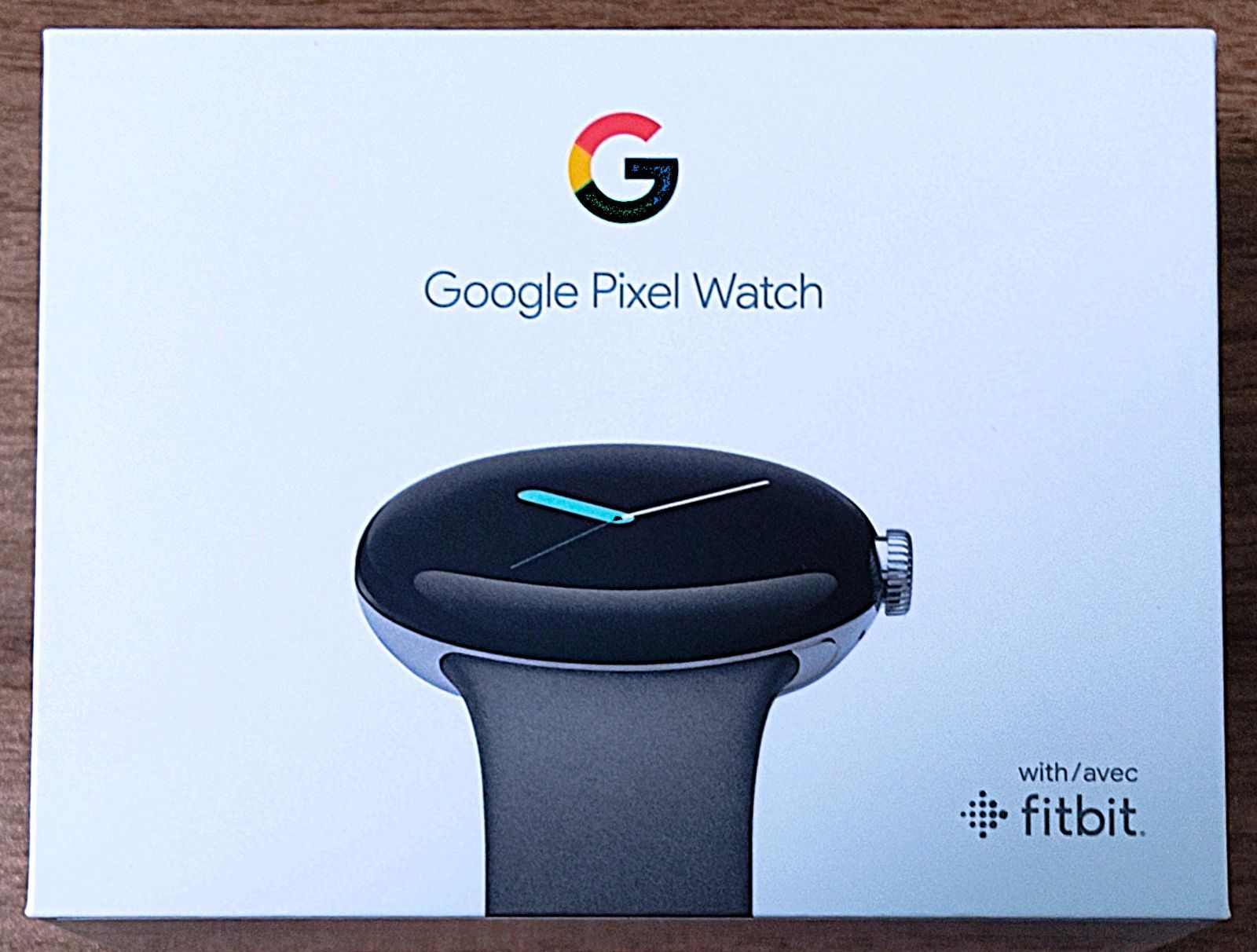 Google グーグル Pixel Watch 心拍計 GA03305-TW Polished Silver ステンレス ケース | Charcoal アクティブ バンド